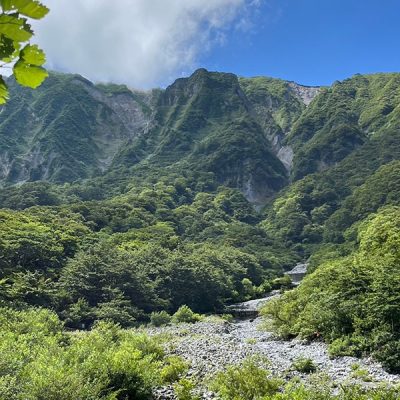 雄大な大山