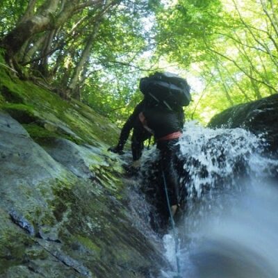 山くらぶ　初めての沢登り