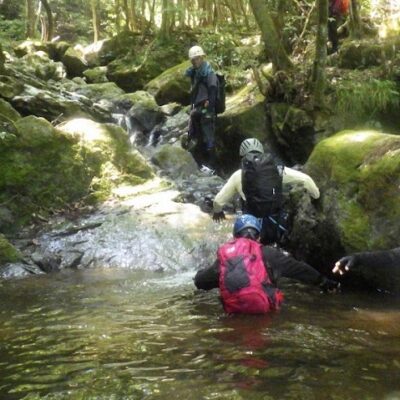 山くらぶ　初めての沢登り