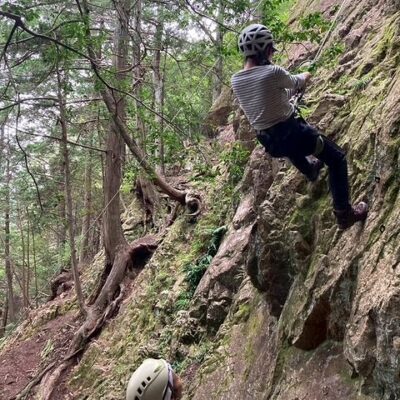 岩登り講習会 in 金毘羅山（京都市）