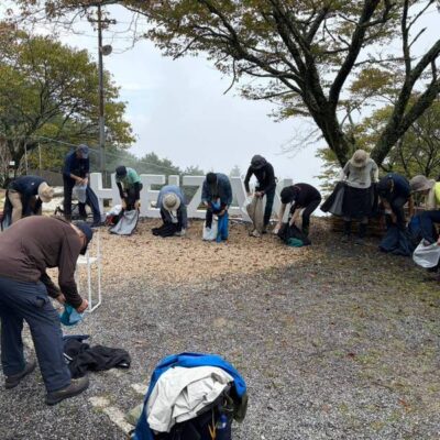 レインウエア着用練習