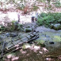 音羽川橋流出