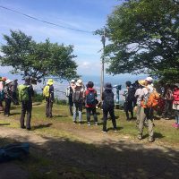 全日本登山大会トレッキング大会の様子
