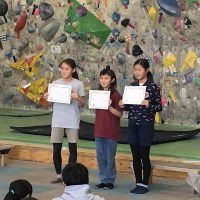 中学生女子の部 入賞者